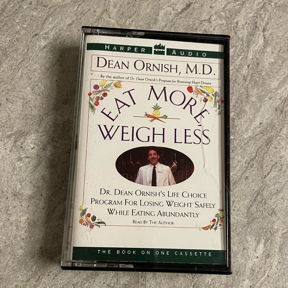 EUC ‼️CASSETTE‼️ Eat More, Weigh Less by Dr. Dean Ornish, MD Health & Fitness